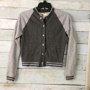 Girls snap up jacket.